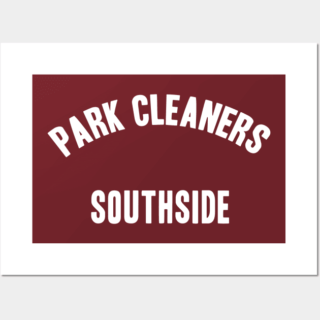 Park Cleaners Donnie's Bowling Team Uniform Wall Art by GIANTSTEPDESIGN